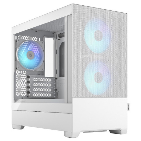 Fractal Design Pop Mini Air RGB White TG Clear Tint �ޥ��������PC������ FD-C-POR1M-01�ڥ���󥻥��Բġ��̳�ƻ����Υ�������Բġ�