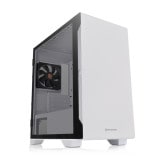 Thermaltake PC������ S100 TG Snow Edition �ۥ磻�� CA-1Q9-00S6WN-00 �ߥ˥�� �ۥ磻�� �����󥰥ɥ��ѥͥ���� microATX / Mini-ITX �������饹�ڥ���󥻥��Բġ��̳�ƻ����Υ�������Բġ� -������-