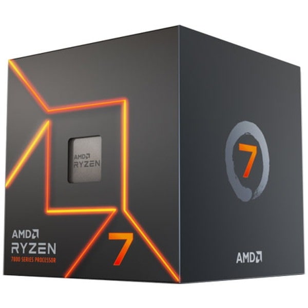 CPU AMD Ryzen 7 7700, with Wraith Prism Cooler 100-100000592BOX Socket : AM5 【キャンセル不可・北海道沖縄離島配送不可】