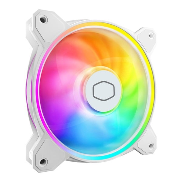 ケースFAN COOLERMASTER MFL-B2DW-21NP2-R2 (MasterFan MF120 Halo2 White Edition) 【キャンセル不可・北海道沖縄離島配送不可】