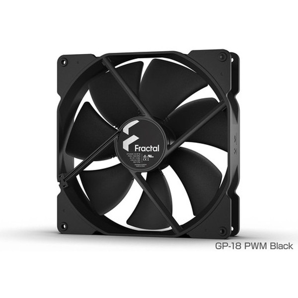�������ե��� Fractal Design Dynamic X2 GP-18 PWM Black FD-FAN-DYN-X2-GP18-PWM-BK �ڥ���󥻥��Բġ��̳�ƻ����Υ�������Բġ�