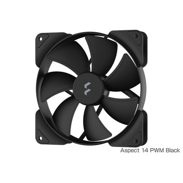 ケースファン Fractal Design Aspect 14 PWM Black FD-F-AS1-1403 【キャンセル不可・北海道沖縄離島配送不可】