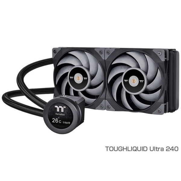 �ʰ׿��䥯���顼 Thermaltake TOUGHLIQUID Ultra 240 CL-W322-PL12GM-B �ڥ���󥻥��Բġ��̳�ƻ����Υ�������Բġ�