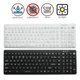 IP68 ËÉ¿å ËɿР¹³¶Ý 106¥¡¼¥Ü¡¼¥É iM-IKB-106NBL USBÀܳ