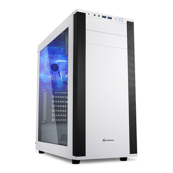 Sharkoon ������ SHA-M25W-W �� Mini-ITX, Micro-ATX, ATX�ڥ���󥻥��Բġ��̳�ƻ����Υ�������Բġ�