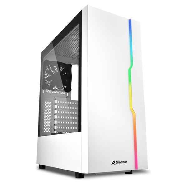 Sharkoon ������ SHA-RGB SLIDER WT �� Mini-ITX, Micro-ATX, ATX�ڥ���󥻥��Բġ��̳�ƻ����Υ�������Բġ�