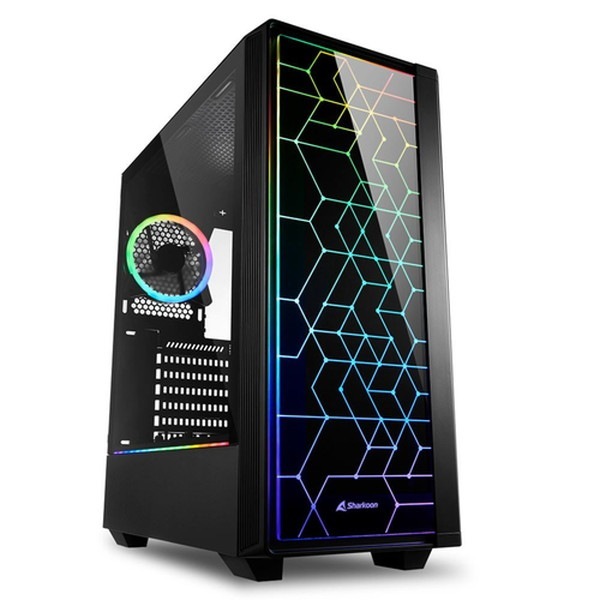 Sharkoon ������ SHA-RGB LIT100 �� Mini-ITX,Micro-ATX,ATX�ڥ���󥻥��Բġ��̳�ƻ����Υ�������Բġ�