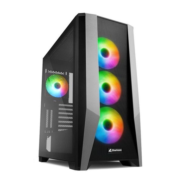 Sharkoon ������ SHA-TG7M RGB �� Mini-ITX, Micro-ATX, ATX, EATX�ڥ���󥻥��Բġ��̳�ƻ����Υ�������Բġ�