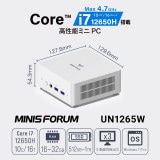 MINISFORUM UN1265W ߥ˥եIntel® Core™ i7-12650H ǽߥPC UN1265W-32/512-W11Pro(12650H)ڥ󥻥Բġ̳ƻΥԲġ