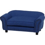 不二貿易 ペットソファ(チェスターフィールド風) BL SF-430 商品コード45232【代引・日時指定・キャンセル不可・北海道沖縄離島配送不可】 -お取リ寄せ-