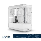 HYTE ÆÃ¼ì·Á¾õPC¥±¡¼¥¹ Y40 Snow White ¡Ú¥¥ã¥ó¥»¥ëÉԲġ¦Ë̳¤Æ»²ÆìÎ¥ÅçÇÛÁ÷ÉԲġÛ
