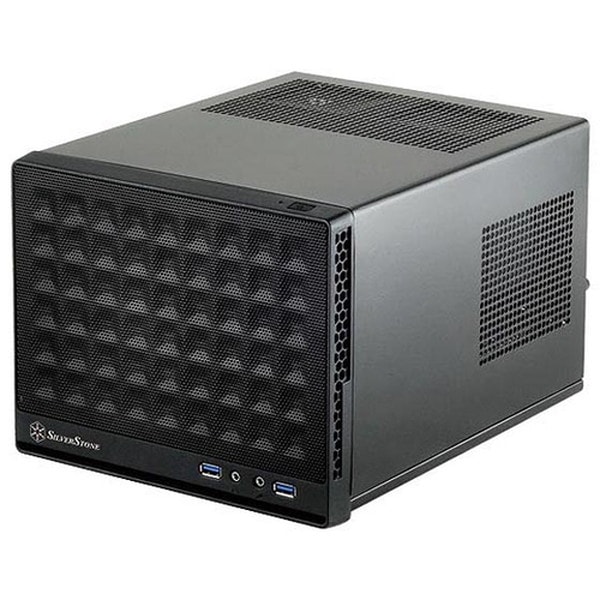 Silverstone キューブ型ケース SIV-SST-SG13B 【キャンセル不可・北海道沖縄離島配送不可】-お取り寄せ-