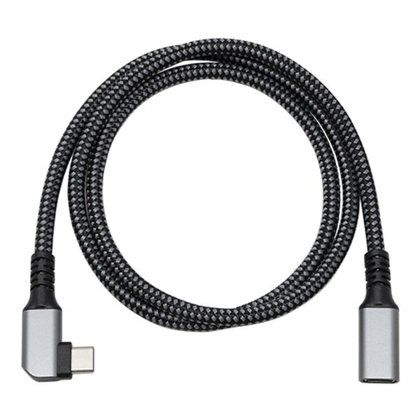 AINEX アイネックス USB Type−C 横L型延長ケーブル U31CCLF08 【キャンセル不可・北海道沖縄離島配送不可】