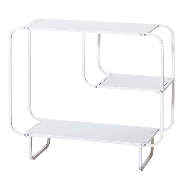 クロシオ オープンディスプレイラック(白木目) 型番:23424【代引・日時指定・キャンセル不可・北海道沖縄離島配送不可】 -お取り寄せ-