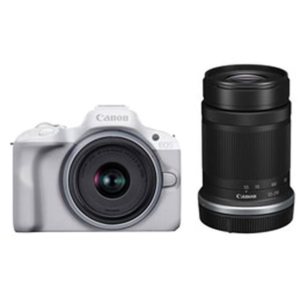 デジタル一眼カメラ キヤノン / CANON EOS R50 ダブルズームキット [ホワイト] 【キャンセル不可・北海道沖縄離島配送不可】 0057-4549292205336-ds