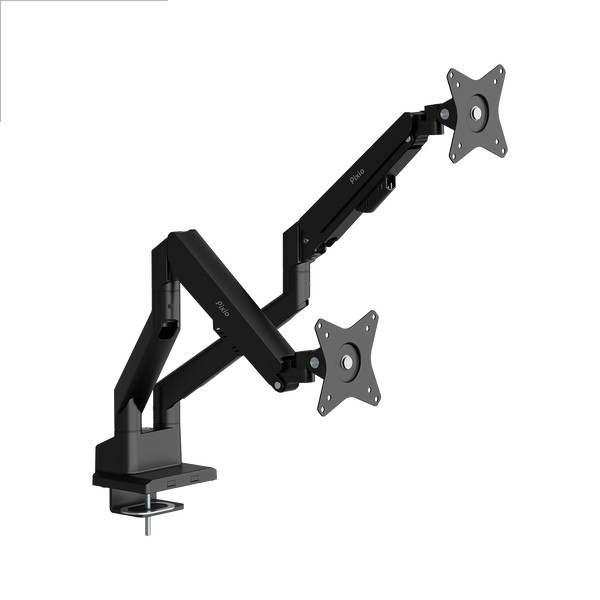 4522327822746 デュアルモニターアーム Pixio PSW1D / Black PSW1DBK-O