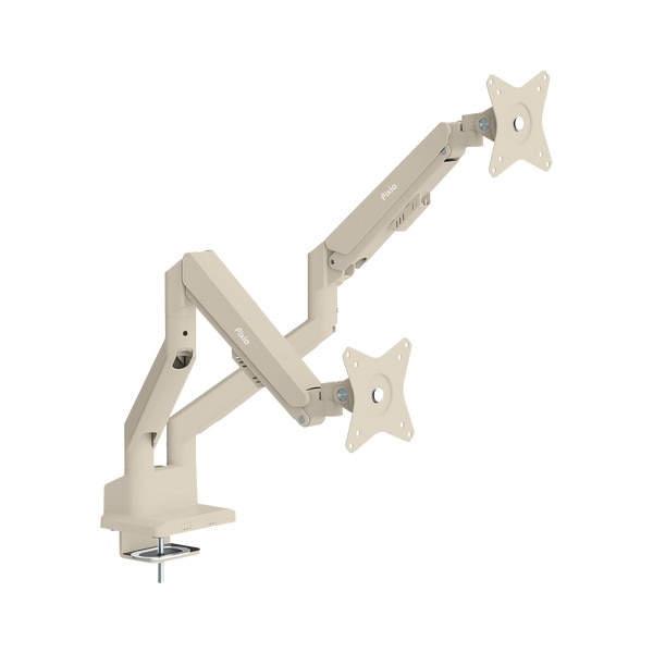 4522327822982 デュアルモニターアーム Pixio PSW1D / Beige PSW1DBE-O