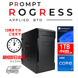 -û¨в-(Core i7-12700/:DDR4 16GB(16GBx1)/SSD:1TB NVMe/HDD:-/Ÿ:650W 80PLUS Bronze/OS:Win11Pro) P'ROGRESS-436111 ߲ǽ BTOѥ EN067Web