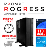 -最短即日出荷-(Core i5-12400/メモリ:DDR4 16GB(16GBx1)/SSD:1TB NVMe/電源:300W 80PLUS Bronze/Win11Pro) P'ROGRESS-436204 増設可能 BTOパソコン BL067※Web限定