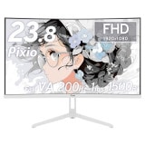 Pixio Ѷʥߥ󥰥˥ PXC248 Wave White 23.8 200Hz եHD Fast VA ۥ磻 PXC248WAVEW-O ڥ󥻥Բġ̳ƻΥԲġ