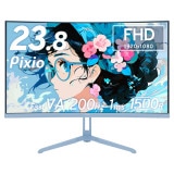 Pixio Ѷʥߥ󥰥˥ PXC248 Wave Pastel Blue 23.8 200Hz եHD Fast VA ѥƥ֥롼 PXC248WAVEB-O ڥ󥻥Բġ̳ƻΥԲġ