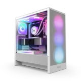 NZXT ߥɥ륿 PC H5 Flow RGB (2024) CC-H52FW-R1 120mm3Ϣեx1 120mmեx1 ɸ ۥ磻