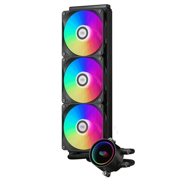 6940526114048 CPS 水冷CPUクーラー DA360 ARGB Black 120mm