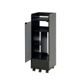 クロシオ ゲーム機ラック キャスター付 25241 【代引・日時指定・キャンセル不可・北海道沖縄離島配送不可】 -お取り寄せ-