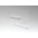 クロシオ アクリリック ウォールシェルフ W60深型2個組 23409 【代引・日時指定・キャンセル不可・北海道沖縄離島配送不可】 -お取り寄せ-