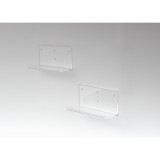 クロシオ アクリリック ウォールシェルフ W38深型2個組 23408 【代引・日時指定・キャンセル不可・北海道沖縄離島配送不可】 -お取り寄せ-