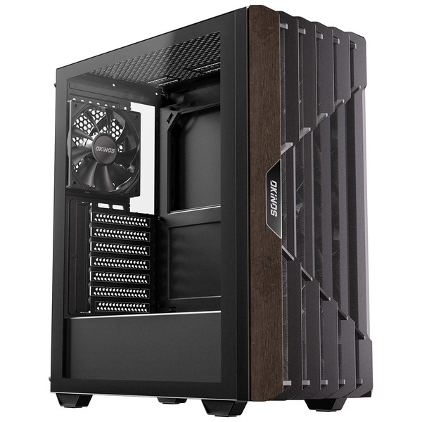 4897121941123 Okinos PCケース Cypress 5 AIR 木材仕様 ファン4基標準