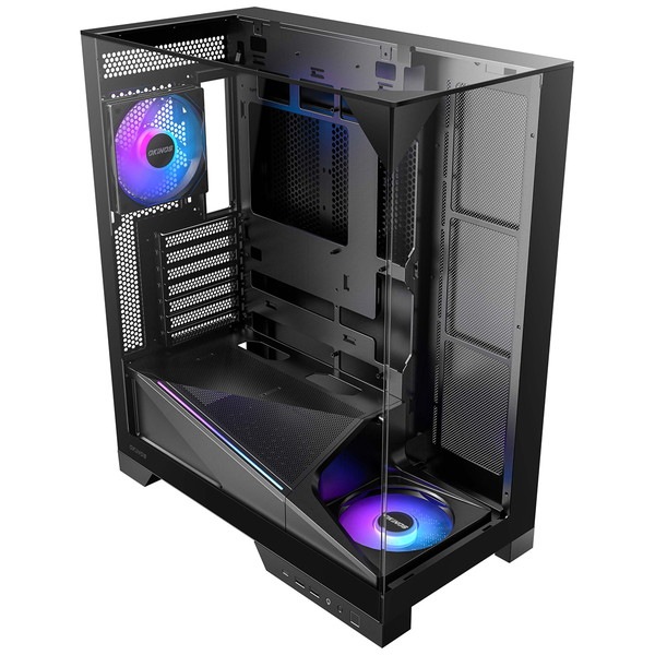 4897121941321 Okinos PCケース Aqua 93 3面ガラスパネル仕様 ARGB