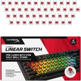 HyperX キーボード用スイッチ HyperXリニアスイッチ 赤軸 キー荷重:40g アクチュエーションポイント:1.8mm ルブ済み(潤滑油塗布済み) 85U07AA 【キャンセル不可・北海道沖縄離島配送不可】 -お取り寄せ-
