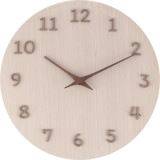 不二貿易 掛時計 komorebi Ф28 NA 直径:28cm ナチュラル 商品コード42117【代引・日時指定・キャンセル不可・北海道沖縄離島配送不可】 -お取リ寄せ-