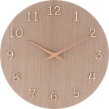 不二貿易 掛時計 komorebi Ф28 BR 直径:28cm ブラウン 商品コード42118【代引・日時指定・キャンセル不可・北海道沖縄離島配送不可】 -お取リ寄せ-