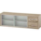 不二貿易 カウンター上収納ラック 90幅 オーク 可動棚 商品コード52285【代引・日時指定・キャンセル不可・北海道沖縄離島配送不可】 -お取リ寄せ-