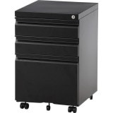 不二貿易 カプリス インキャビネットBK 3段引き出し A4サイズ対応 オフィスデスクワゴン ブラック 商品コード60513【代引・日時指定・キャンセル不可・北海道沖縄離島配送不可】 -お取リ寄せ-