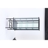 不二貿易 レグラス コレクションケース スタンド 4段 ミラータイプ BK ブラック 商品コード99499【代引・日時指定・キャンセル不可・北海道沖縄離島配送不可】 -お取リ寄せ-