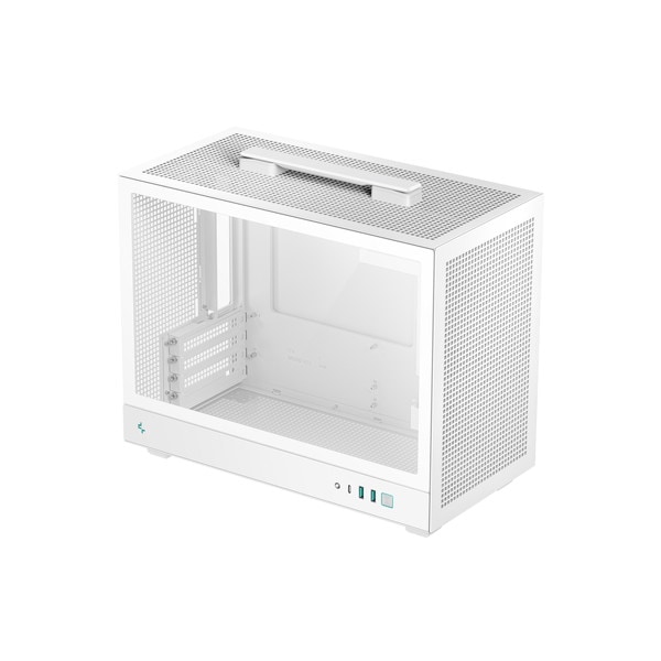 DEEPCOOL PCケース MicroATX対応 R-CH160-WHNGM0-G (CH160 PLUS WH) ホワイト【キャンセル不可・北海道沖縄離島配送不可】