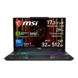 723ȯۡܥСѥ󥯥󥹥ѥϥǥ ȥ̥ߥ󥰥ΡPCmsi Cyborg-17-B2RWEKG-6655JP 17.3 եHD 144Hz/Core 7 ץå 240H/NVIDIA GeForce RTX 5050 Laptop GPU/32GB/SSD 512GB/Windows 11 Home