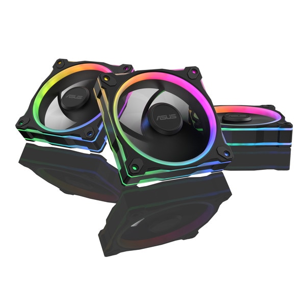 0199291043978 ASUS Prime MR120 ARGB FAN Triple Pack BLACK ファン