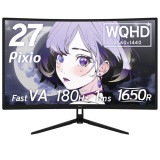Pixio ¥²¡¼¥ß¥ó¥°¥â¥Ë¥¿¡¼ PXC278 Wave PXC278WAVE-O 27¥¤¥ó¥Á ²òÁüÅÙ:WQHD(2560x1440) VA¥Ñ¥Í¥ë ɽÌ̽èÍý¡§¥Î¥ó¥°¥ì¥¢(Èó¸÷Âô) 180Hz ÆþÎÏü»Ò:HDMI2.0x2/DisplayPort1.4x1 ¡Ú¥¥ã¥ó¥»¥ëÉԲġ¦Ë̳¤Æ»²ÆìÎ¥ÅçÇÛÁ÷ÉԲġÛ
