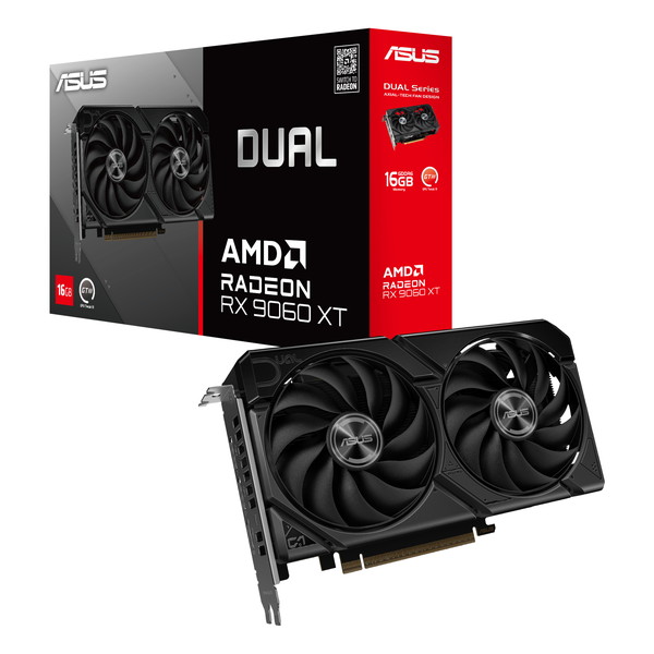 0199291196766 ASUS グラフィックボード DUAL-RX9060XT-16G