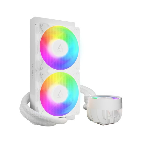ARCTIC Liquid Freezer III Pro 240 A-RGB White ACFRE00186A オールインワン水冷クーラー 120mm ARGBファン×2搭載 240mmラジエーターモデル ホワイト 【キャンセル不可・北海道沖縄離島配送不可】