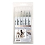 ���� Kuretake ZIG �ڣɣǥꥢ��֥�å���ץ��쥤���� RB-6000AT/6VC �ڥ���󥻥��Բġ��̳�ƻ����Υ�������Բġ� -������-