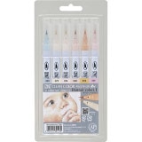���� Kuretake ZIG �ڣɣǥꥢ��֥�å���Уí������� RB-6000AT/6VD �ڥ���󥻥��Բġ��̳�ƻ����Υ�������Բġ� -������-