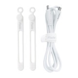Pixio ���ꥳ�� �����֥륿�� PXSCT3WH-O �ۥ磻�� SILICONE CABLE TIE 3pcs 3�ĥ��å� �����֥�Х�� ������ ��«�Х�� ��Ǽ ���� «�ͤ� �ǥ������� ���襤�� �������  �ڥ���󥻥��Բġ��̳�ƻ����Υ�������Բġ�