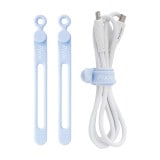 Pixio ���ꥳ�� �����֥륿�� PXSCT3BL-O �֥롼 SILICONE CABLE TIE 3pcs 3�ĥ��å� �����֥�Х�� ������ ��«�Х�� ��Ǽ ���� «�ͤ� �ǥ������� ���襤�� �������  �ڥ���󥻥��Բġ��̳�ƻ����Υ�������Բġ�