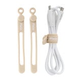 Pixio ���ꥳ�� �����֥륿�� PXSCT3BE-O �١����� SILICONE CABLE TIE 3pcs 3�ĥ��å� �����֥�Х�� ������ ��«�Х�� ��Ǽ ���� «�ͤ� �ǥ������� ���襤�� �������  �ڥ���󥻥��Բġ��̳�ƻ����Υ�������Բġ�