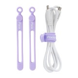 Pixio ���ꥳ�� �����֥륿�� PXSCT3PU-O �ѡ��ץ� SILICONE CABLE TIE 3pcs 3�ĥ��å� �����֥�Х�� ������ ��«�Х�� ��Ǽ ���� «�ͤ� �ǥ������� ���襤�� �������  �ڥ���󥻥��Բġ��̳�ƻ����Υ�������Բġ�